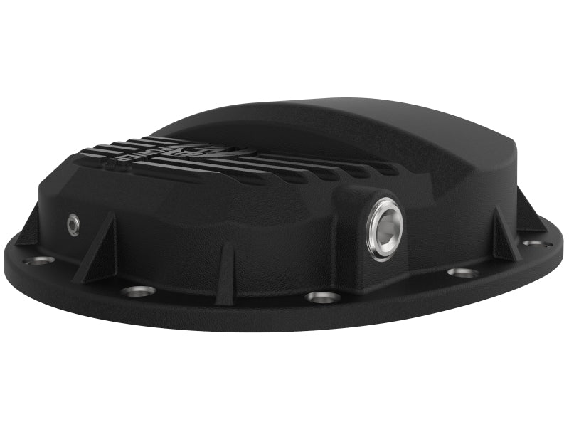 aFe Pro Series GMCH 9.5 Rear Diff Cover Black w/ Machined Fins 19-20 GM Silverado/Sierra 1500 46-71140B 46-71140B Photo - Unmounted