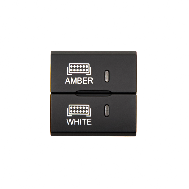 Cali Raised LED Cali Raised Square Style Dual Function Toyota Oem Style Amber & White Switch CR4121 CR4121 Photo - Primary