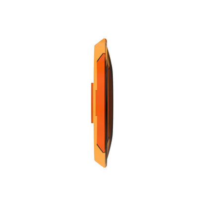 KC HiLiTES SlimLite 8in. LED Light Shield (Shield Only) - Amber 5208 5208 User 2