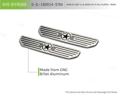 DV8 Offroad 2018-2019 Jeep Gladiator JL Rear Sill Plates D-JL-180014-STR4 D-JL-180014-STR4 Product Brochure - a specific brochure describing a Product