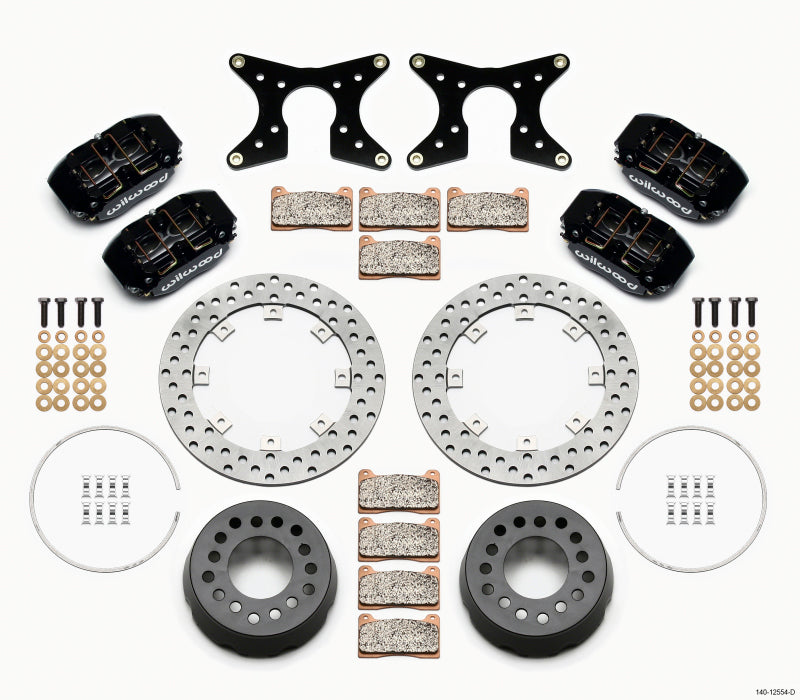 Wilwood Dynapro Lug Mount Dual Rear Dynamic Kit SA Drilled 58-64 Olds/Pont 1/2in Studs 140-12554-D 140-12554-D Photo - Primary
