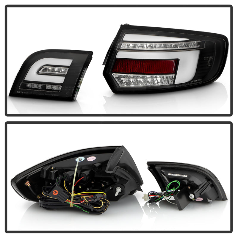 SPYDER 03-08 Audi A3 Full LED Tail Lights - Black (ALT-YD-AA303-LED-BK) 5089076 5089076 User 5