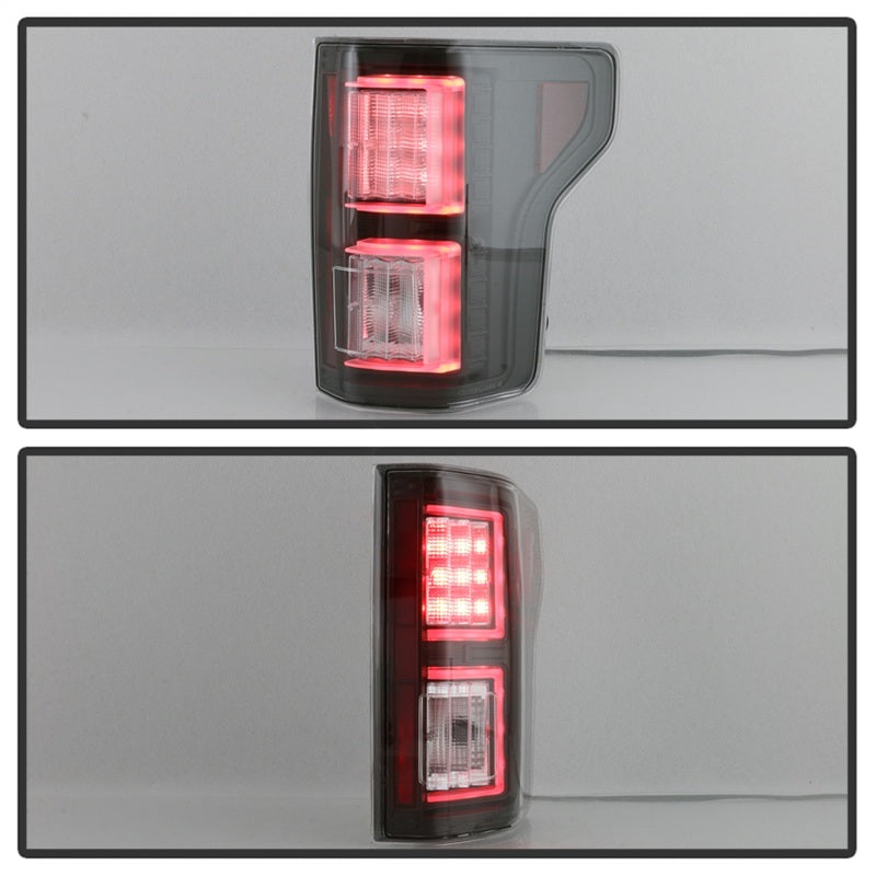 Spyder 18-19 Ford F-150 (w/Blind Spot Sensor) LED Tail Lights - Black (ALT-YD-FF15018-LED-BK) 5085689 5085689 Photo - Unmounted
