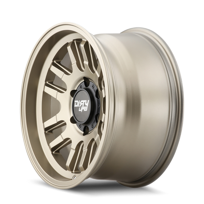 Dirty Life 9310 Canyon 17x9 / 6x139.7 BP / 0mm Offset / 106mm Hub Satin Gold Wheel 9310-7983MGD0 9310-7983MGD0 Photo - Primary