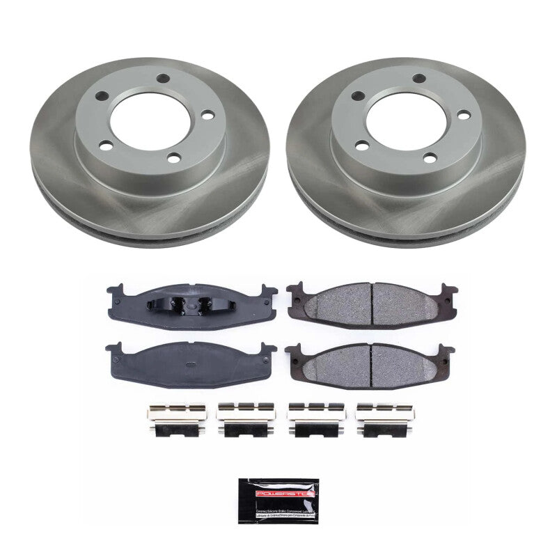 PowerStop Power Stop 94-96 Ford F-150 Front Semi-Coated Rotor Kit SC5067 SC5067 Photo - Primary