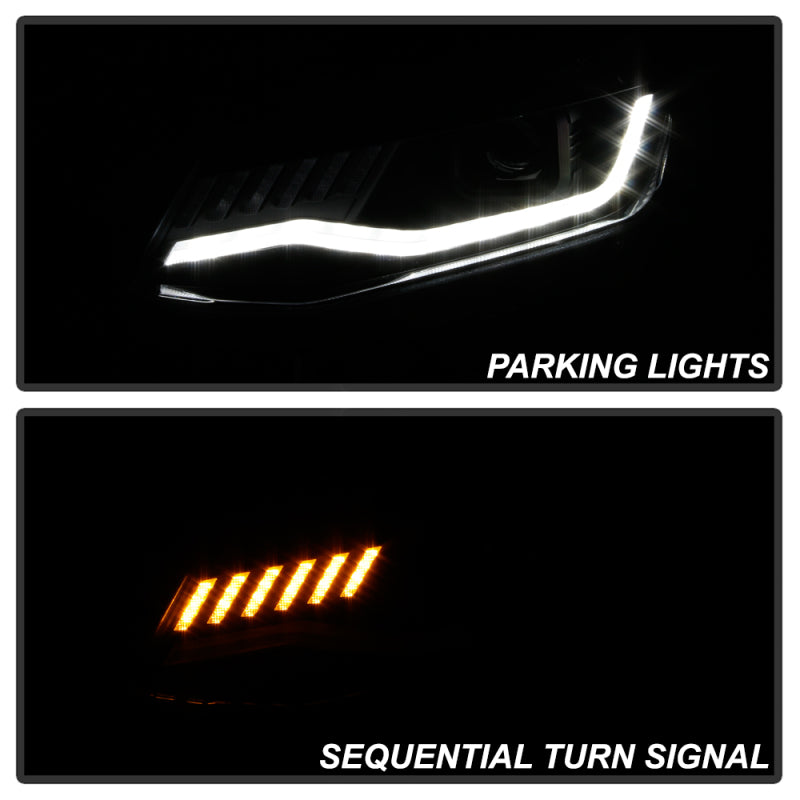 Spyder Chevy Camaro 16-18 Halogen Model Projector Headlights Black PRO-YD-CCAM16HALSI-SEQ-BK 5087331 5087331 User 6