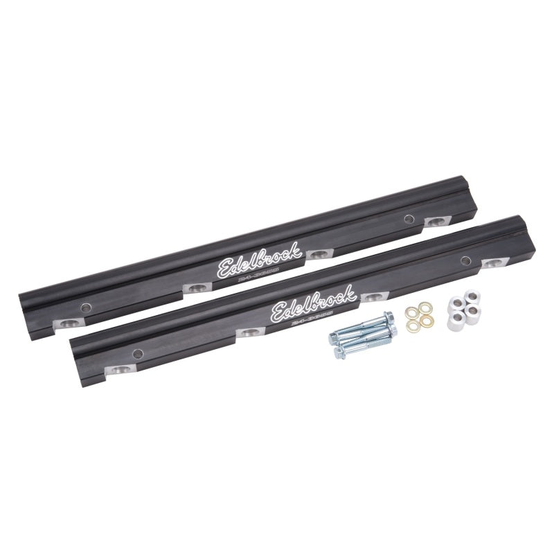 Edelbrock Fuel Rail Kit For Ls7 -8 An In Black Finish 3655 Photo - Primary