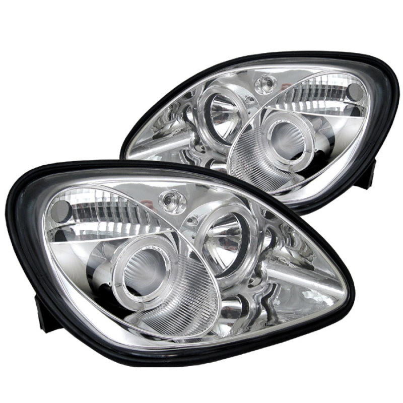 Spyder Mercedes Benz SLK 98-04 Projector Halogen Model- LED Halo Chrm PRO-YD-MBSLK98-1PC-HL-C 5011206 5011206 Photo - Primary