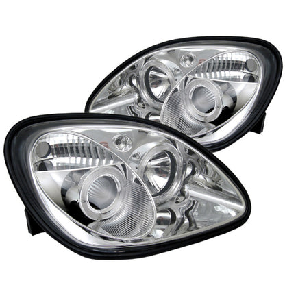 Spyder Mercedes Benz SLK 98-04 Projector Halogen Model- LED Halo Chrm PRO-YD-MBSLK98-1PC-HL-C 5011206 5011206 Photo - Primary