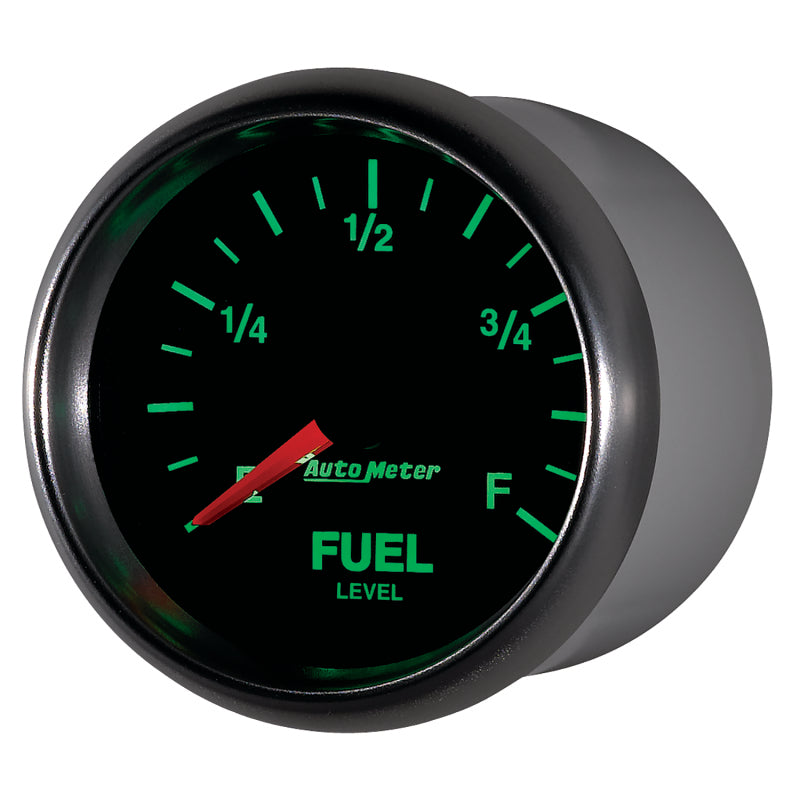 AutoMeter GS 2 1/16in. 0-280 Ohms Fuel Level Gauge - Stepper Motor 3810 3810 User 3