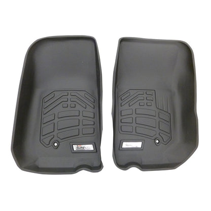 Westin 2007-2013 Jeep Wrangler/Wrangler Unlimited Wade Sure-Fit Floor Liners Front - Black 72-110034 72-110034 Photo - Primary