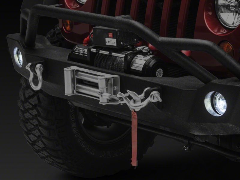 Raxiom 10-23 Jeep Wrangler JK & JL Axial Series LED DRL Fog Lights J119947-B J119947-B Photo - Close Up