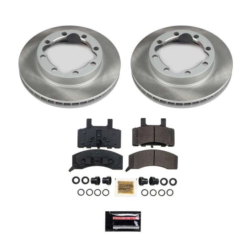 PowerStop Power Stop 88-00 GMC K3500 Front Semi-Coated Rotor Kit SC1524 SC1524 Photo - Primary