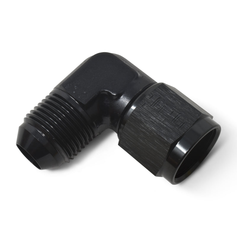 Russell 90° Female AN To Male AN (Black Finish) 614805 Photo - out of package