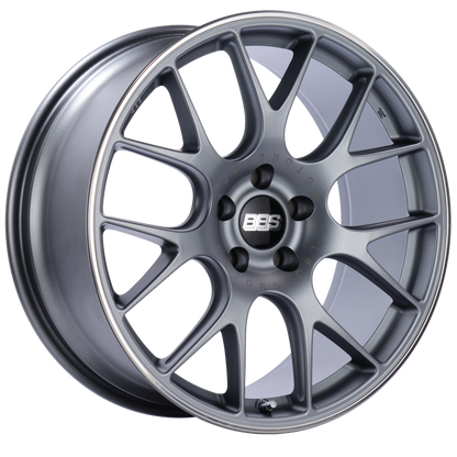 BBS CH-R 20x9 5x120 ET29 Satin Titanium Polished Rim Protector Wheel -82mm PFS/Clip Required CH113TIPO CH113TIPO Photo - Primary
