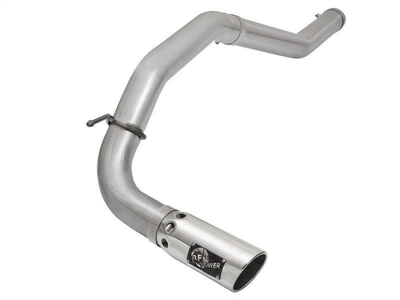 aFe  POWER LARGE BORE HD 4" DPF-Back SS Exhaust System w/Polished Tip 49-46113-P Photo - Primary