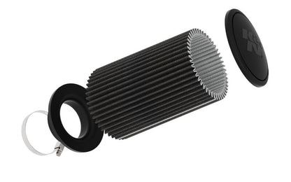K&N Engineering K&N Universal Clamp-On Air Filter 3-1/2in Flange ID 6in Base 5-1/4in Top 9in Height RU-3111HBK RU-3111HBK Photo - out of package