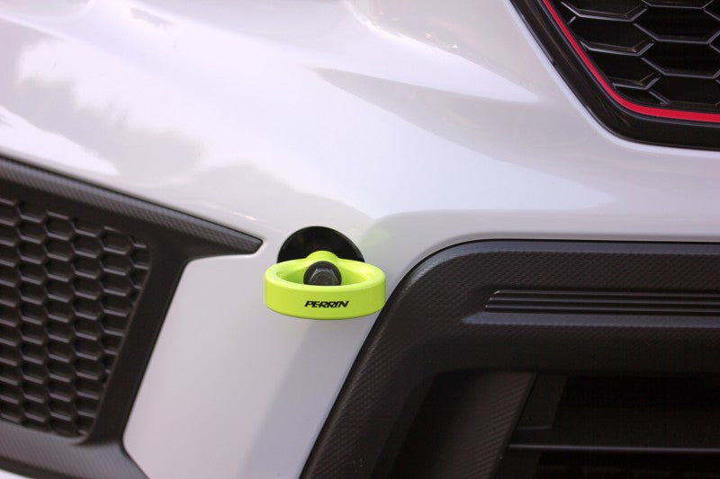 Perrin Tow Hook Kit - Front 2018+ Subaru WRX/STI - Neon Yellow PSP-BDY-235NY PSP-BDY-235NY Photo - Primary