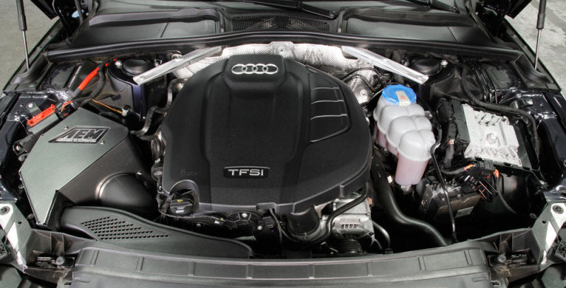 AEM Induction AEM 2017 C.A.S Audi A4 L4-2.0L F/l Cold Air Intake 21-815C 21-815C Photo - Mounted