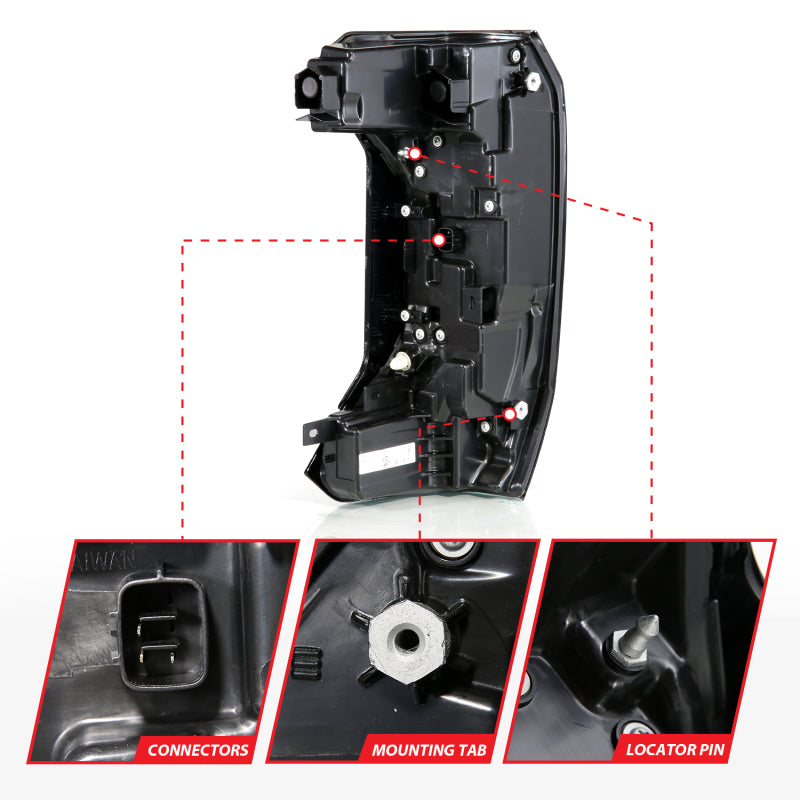 ANZO 22-24 Toyota Tundra (Does Not Fit LED Seq. Models) Z-Series Full LED Tail Lights - Pair 311454X 311454X User 1