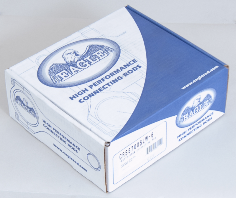 Eagle Chevy 250 CID 16 H-Beam Connecting Rods (Set of 6) CRS5700SLW-6 CRS5700SLW-6 Photo - in package