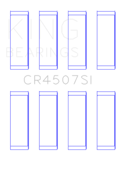 King Engine Bearings Mazda Mzr 2.3L 16V/Ford Duratec 2.3L 16V (Size +0.50mm) Conrod Bearing Set CR4507SI0.5 CR4507SI0.5 Photo - Primary