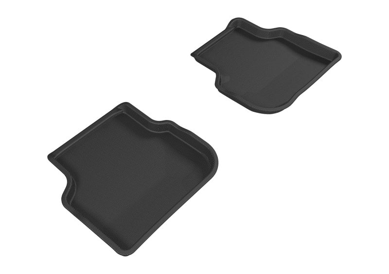 3D MAXpider 2011-2018 Volkswagen Jetta Sedan Kagu 2nd Row Floormats - Black L1VW05521509 L1VW05521509 Photo - Primary