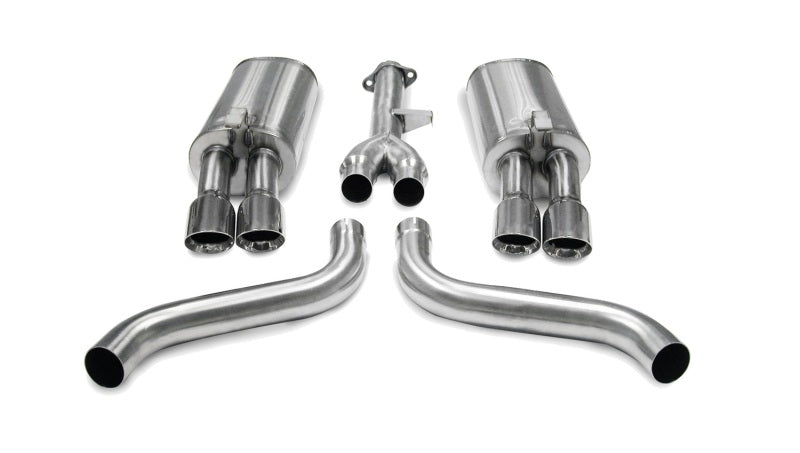 Corsa Performance 86-91 Chevrolet Corvette C4 5.7L V8 L98 Polished Sport Cat-Back Exhaus 14115 Photo - Primary