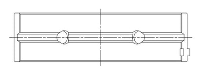 ACL BMW N54/N55/S55B30 3.0L Standard Size Main Bearing Set 7M1397H-STD 7M1397H-STD Technical Drawing