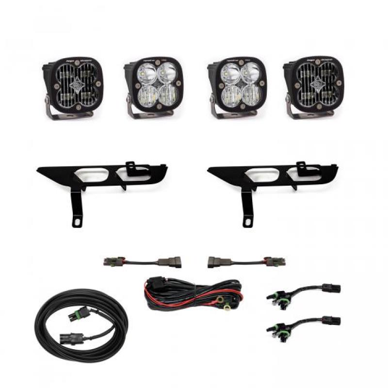 Baja Designs 2021+ Ford F150 Fog Pocket Kit SAE Clear Squadron Pro DC 447699 447699 User 1
