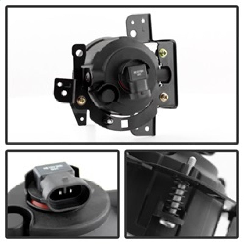 Spyder Mitsubishi Mirage 2014+ OEM Fog Lights w/Switch Clear FL-MM2014-C 5077769 5077769 Photo - Unmounted