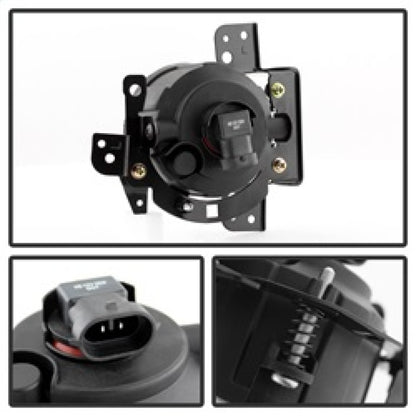 Spyder Mitsubishi Mirage 2014+ OEM Fog Lights w/Switch Clear FL-MM2014-C 5077769 5077769 Photo - Unmounted