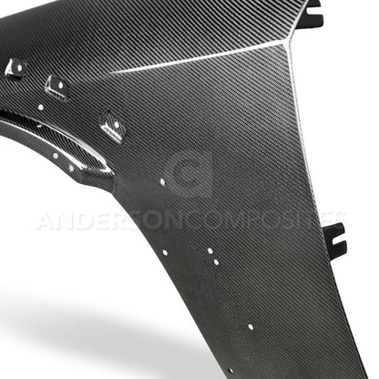 Anderson Composites 2018 Dodge Demon Carbon Fiber Front Fenders (Pair) AC-FF18DGCHHC AC-FF18DGCHHC User 6