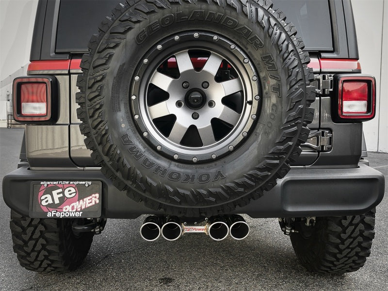 aFe Mach Force-Xp 2-1/2 In 304 Stainless Steel Cat-Back Exhaust System 49-38071-P Photo - Mounted
