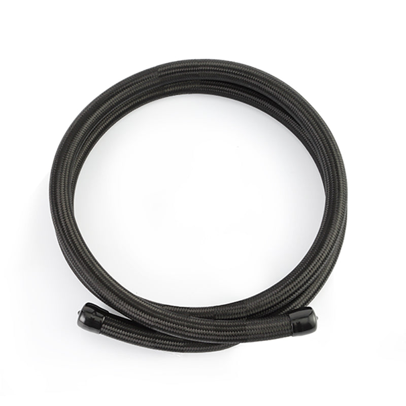 Mishimoto 6Ft Stainless Steel Braided Hose w/ -4AN Fittings - Black MMSBH-0472-CB MMSBH-0472-CB Photo - Primary