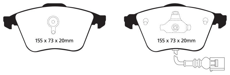 EBC Disc Brake Pad Set DP21946 Photo - Primary