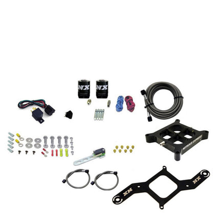Nitrous Express 4150 Single Entry Crossbar Nitrous Plate Kit Pro-Power (100-500HP) w/o Bottle 63540-00 63540-00 Photo - Primary