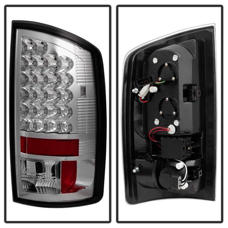 Spyder Dodge Ram 07-08 1500/Ram 07-09 2500/3500 LED Tail Lights Chrome ALT-YD-DRAM06-LED-C 5002624 5002624 Photo - Unmounted