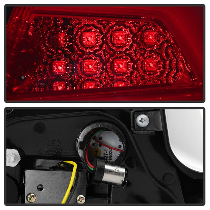 Spyder Pontiac G8 08-09 Version 2 Light Bar LED Tail Lights - Red Clear- ALT-YD-PG808V2-LB-RC 5086075 5086075 Photo - Unmounted