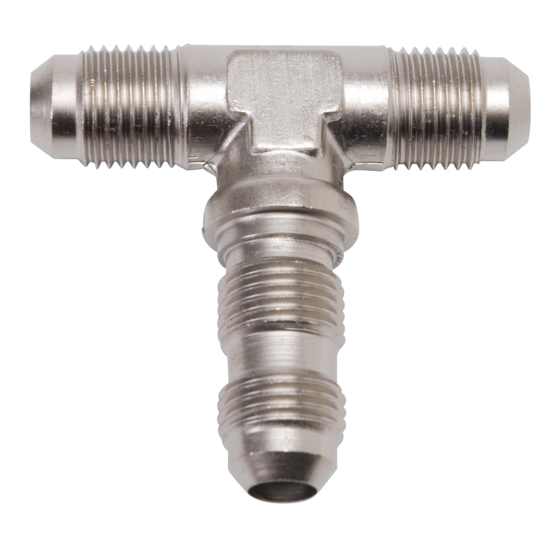 Russell -3 AN Flare Bulkhead Tee Adapter (Endura Finish) 661301 Photo - Primary