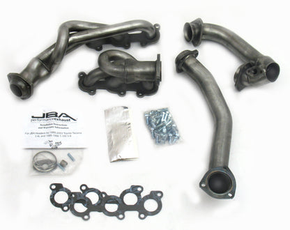 JBA 01-04 Toyota 3.4L V6 w/o EGR 1-1/2in Primary Raw 409SS Cat4Ward Header 2032S 2032S Photo - Primary