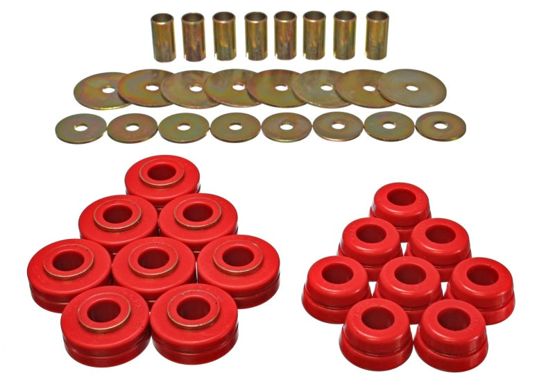 Energy Suspension Body Mount Set Red International Scout II All 1972-1980 6.4101R Photo - Primary