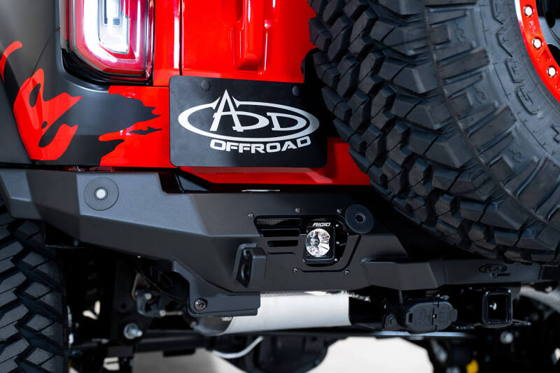 Addictive Desert Designs 21-22 Ford Bronco Bomber Rear Bumper R230141090103 R230141090103 Photo - Mounted