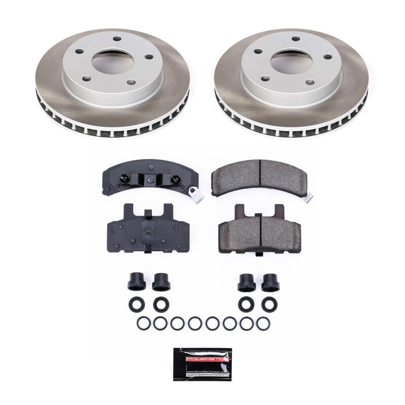 PowerStop Power Stop 94-99 Dodge Ram 1500 Front Semi-Coated Rotor Kit SC2126 SC2126 Photo - Primary