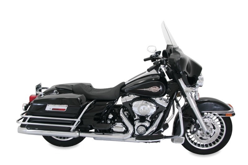 Mustang Motorcycle Mustang 08-21 Harley Electra Glide Std,Rd Glide Rd King,Str Glide Fender Bib Diamond Stitch - Black 78151 78151 Photo - Primary