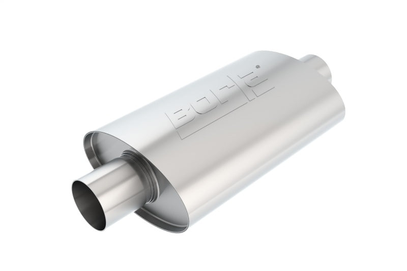 Borla XR-1 Racing Sportsman 2 1/2 inch Outlet / 2 1/2 inch Inlet 12in Case Oval Muffler 40941 40941 Photo - Primary