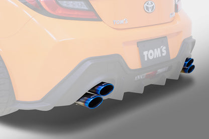TOM'S Racing Quad-Exit Axleback Exhaust - Toyota GR86 (2022+)