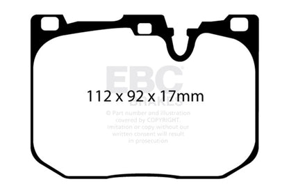 EBC Disc Brake Pad Set DP42130R Photo - Primary