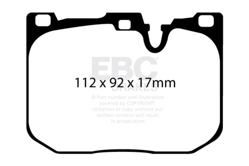 EBC Disc Brake Pad Set UD1609 Photo - Primary