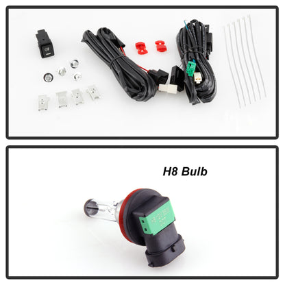 Spyder Nissan Kicks 2018-2020 OEM Style Fog Lights W/OEM Fit Switch - Bulb-H8(Included) - Clear 5087072 5087072 User 3